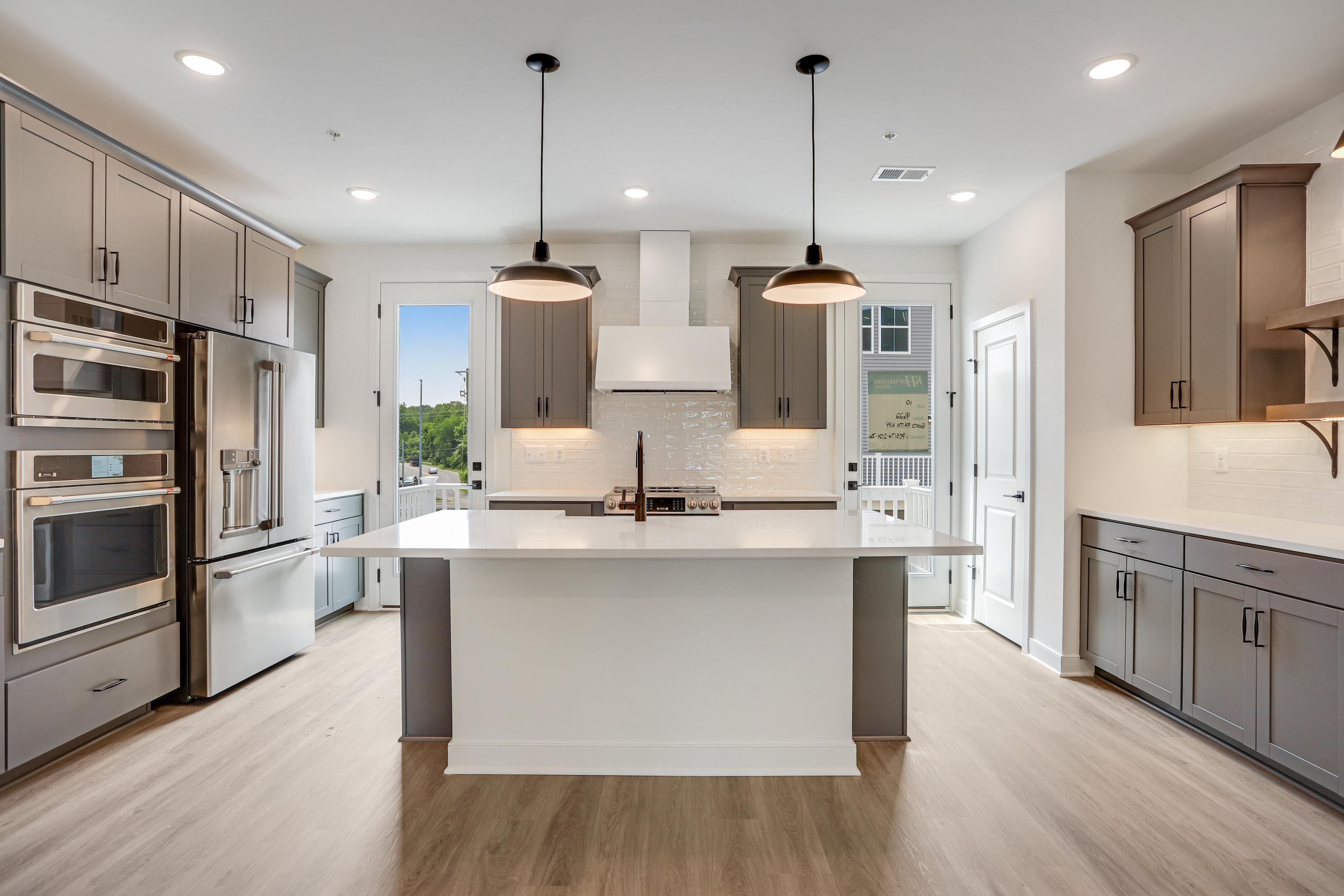 Kitchen with vast island